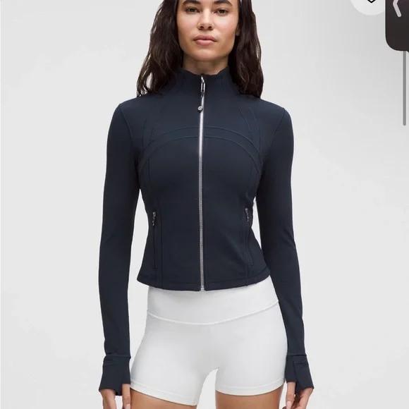 NWT Lululemon True Navy/Silver Define Jacket- Size 4 - Picture 1 of 3